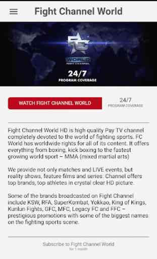 Fight Channel World HD 1