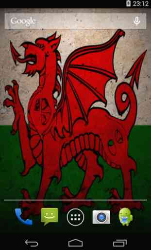 Flag of Wales Live Wallpaper 2