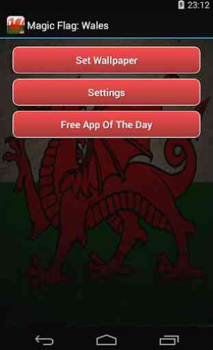 Flag of Wales Live Wallpaper 4