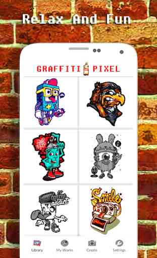 Graffiti Color By Number - Pixel Art 4
