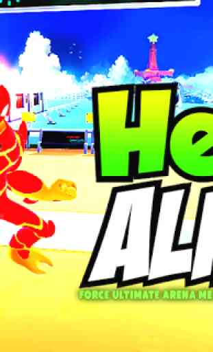 Hero Alien Force Ultimate Arena Mega Transform War 2