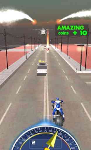 Police Bike Robot Shooter: Moto Racing Simulator 4