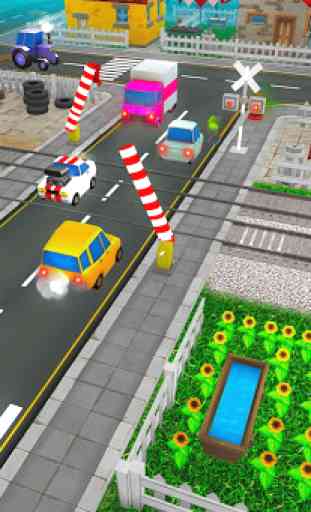 Railroad Crossing Train Simulator Speed Train Game 1