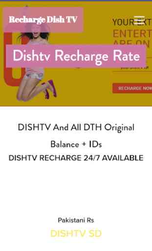 Recharge Dish TV 1