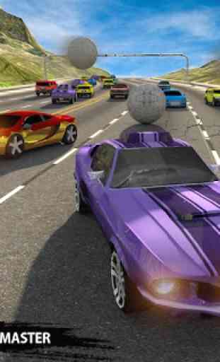 Reckless Car Driving: Rolling Ball Car Crash Drive 4