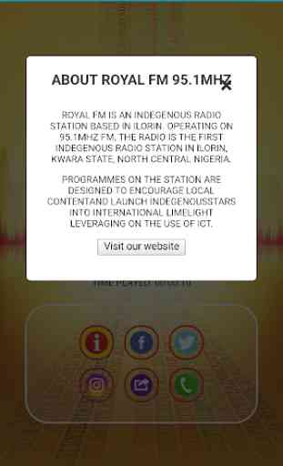 Royal FM 95.1 Radio App 3