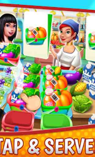 Shopping Fever Mall Girl Games Supermarket Cooking 3