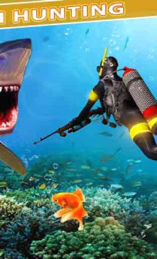 Underwater Spear Fishing Tiger Shark Games 1
