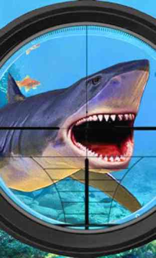Underwater Spear Fishing Tiger Shark Games 2