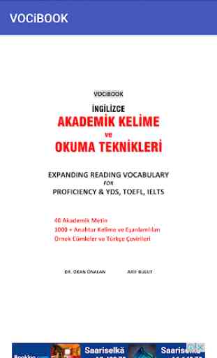 VOCiBOOK - YDS Akademik Kelime ve Okuma Teknikleri 1
