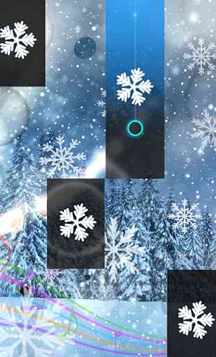 Winter Piano Snow Tiles : Raining Ice Game 2019 3