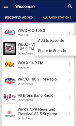 Wisconsin Radio Stations - USA 2
