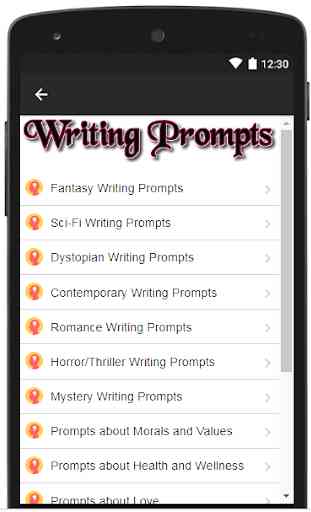 Writing Prompts 3
