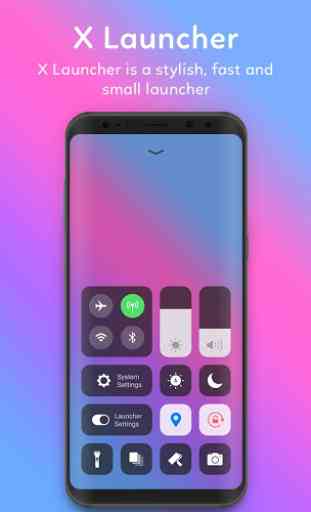X Launcher : Phone11 Style Theme & Control Center 4