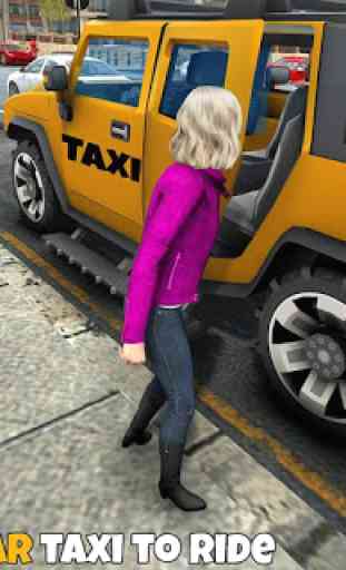 Yellow Cab City Taxi Driver: New Taxi Games 3
