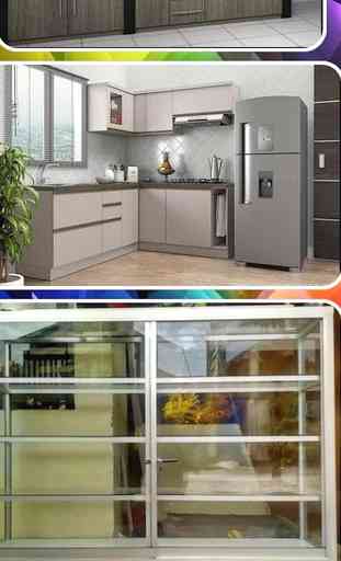 aluminum kitchen cabinet design ideas 1