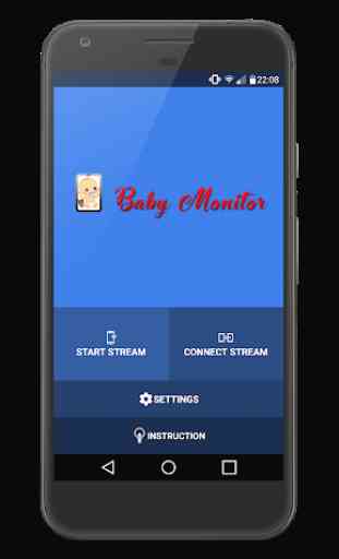 Baby Monitor. Video and Audio Stream via Wi-Fi 1