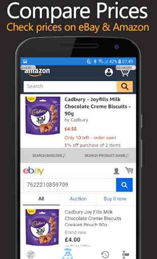 Barcode Scanner for Amazon & eBay - Price Checker 3