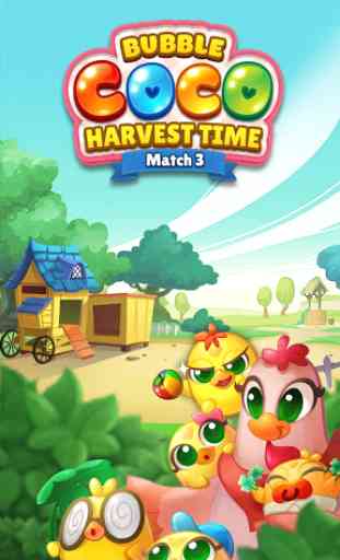 Bubble CoCo Match 3 - Harvest Time 1
