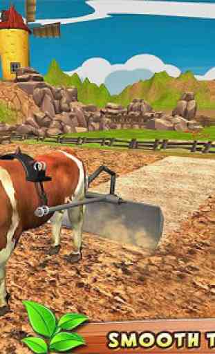 Bull Farming Village Farm 3D 1