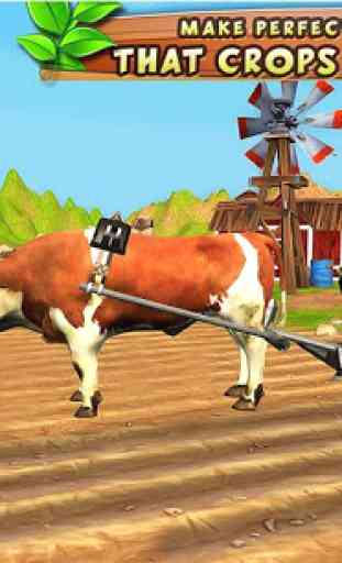 Bull Farming Village Farm 3D 2