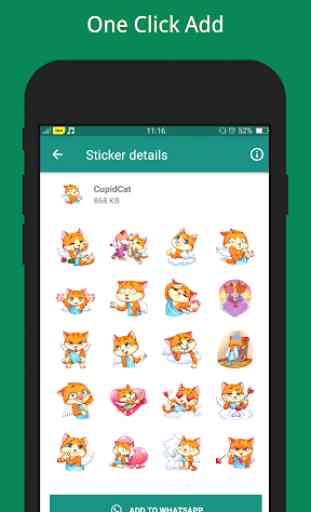 Cat Stickers WAStickerApps 3