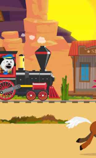 Comomola Far West Train - Railroad Game for kids! 2