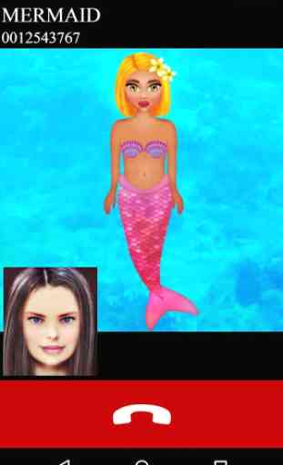 fake call video mermaid game 1