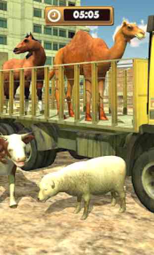 farm and zoo animal transport truck 1