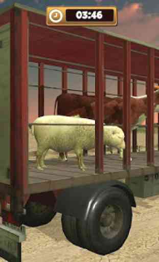 farm and zoo animal transport truck 3
