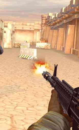 Firing Free Fire Squad Battlegrounds Survival 3D 3