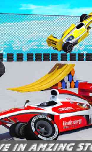Formula Car Crash Derby Stunt Racing 4