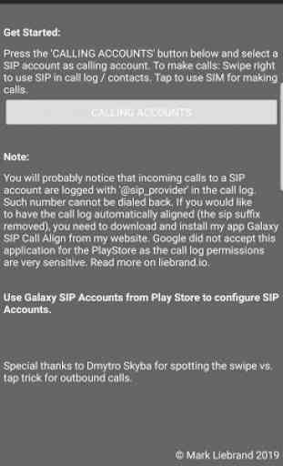 Galaxy SIP Outbound Call Helper 2
