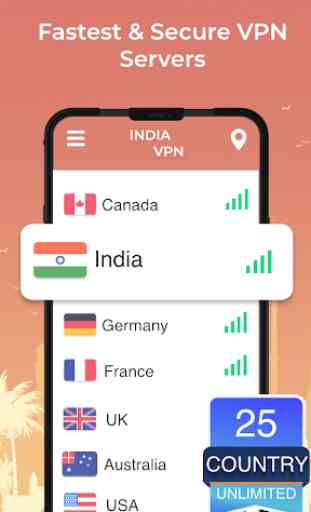 India VPN - Free VPN Proxy Server & Secure Service 2