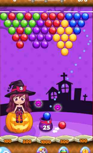 Kid Witch Bubble Shooter 1