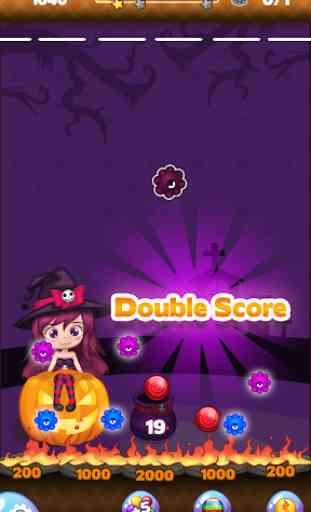 Kid Witch Bubble Shooter 3