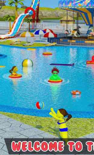 Kids Aquapark: Water slide Theme Park Game 1