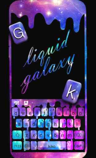 Liquid Galaxy Droplets Keyboard Theme 1