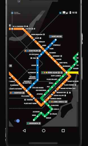 Montreal Subway Map 1