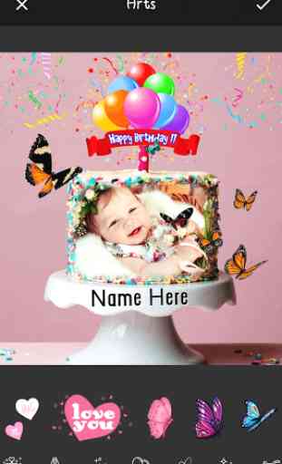 Name Picture on Birthday Cake 2
