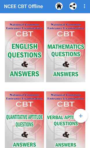 National Common Entrance Exam (NCEE) CBT Offline 2