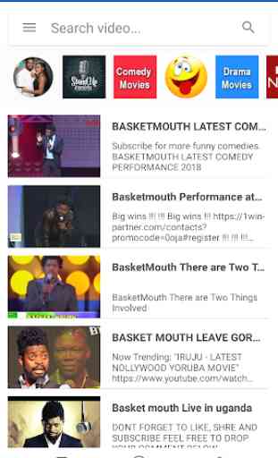 Nigerian Comedy - Basket Mouth 1