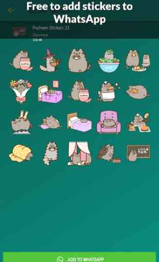 Pusheen: Cat Cute Stickers WAStickerApps 4