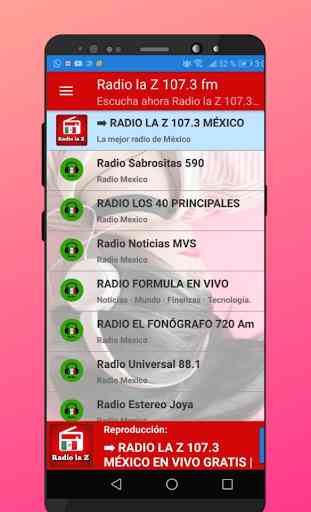 Radio la Z 107.3 Mexico en vivo gratis 3