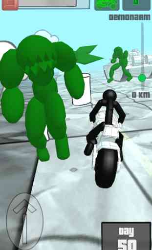 Stickman Zombie: Motorcycle Racing 4