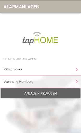 tapHome Home Alarm 2