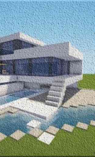 The idea of a modern home for minecraft 4