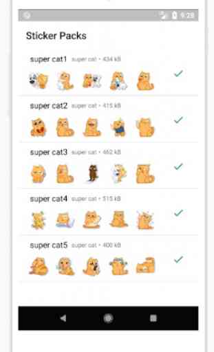 WAStickerApps cats - stickers for chat 2