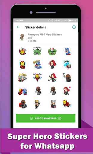 WAStickerApps - Superhero Stickers for WhatsApp 2