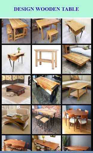 Wood Table Design 1